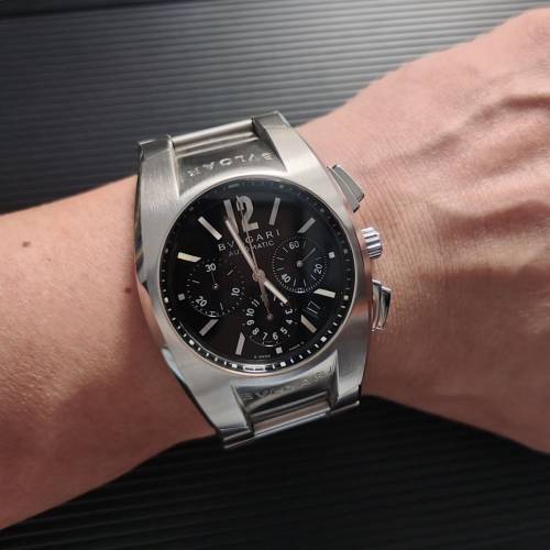 BVLGARI EG40SCH 寶格麗 計時 機械錶 自動 完美狀態
