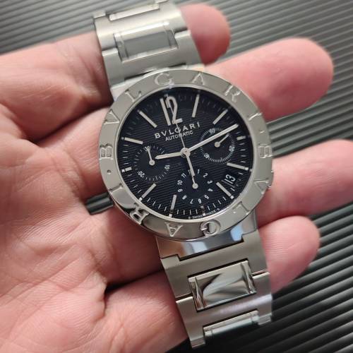 BVLGARI BB38BSSDCH 寶格麗 計時 機械錶 自動 完美狀態