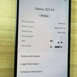 Samsung Galaxy S23 FE (S711U) 8/128 有中文