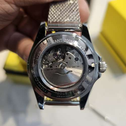 Invicta 42mm 可樂圈黑面 米蘭帶 NH35A 自動機械錶