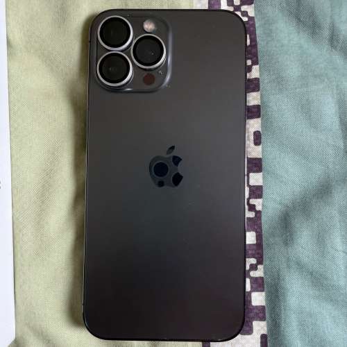 二手黑色iphone 13 pro max 128GB 連盒