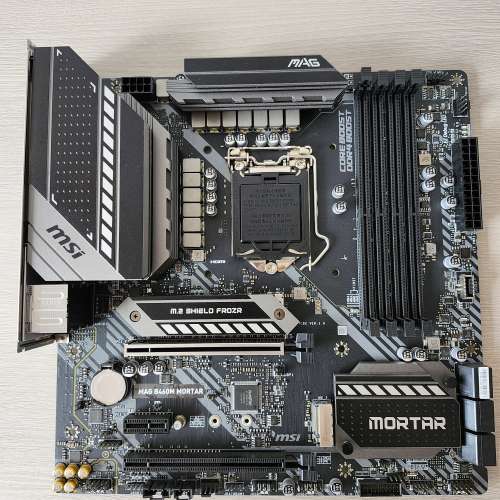 (底板) MSI B460M Mortar 支援 intel 10代CPU
