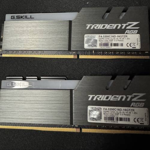 G.SKILL Trident Z RGB DDR4-3200 16GB (2x8GB)