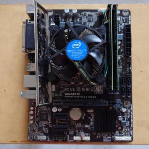 Intel Core i5-6500 + Gigabyte GA-H110M-DS2 DDR3 + AData 16GB Ram