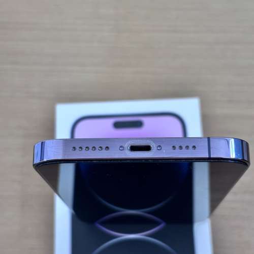 iPhone 14 pormax 256GB行貨靚仔，電池85%，暗紫色全套靚仔