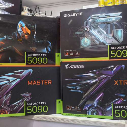 【5090現貨】ASUS ROG ASTRAL 5090 Gigabyte Master RTX 5090 ICE GAMING OC 旺角門...