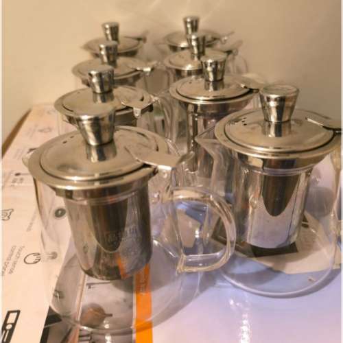 玻璃茶壺/花茶壺 $100/2個