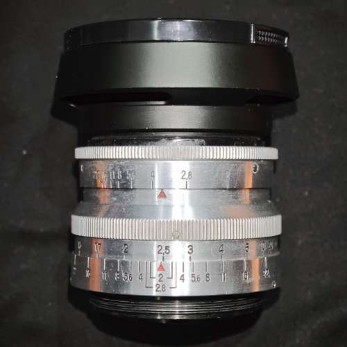 Carl Zeiss 58/2 Jena 紅T M42 Biotar 細B 蔡司 58mm 小B 瑕疵鏡 送 hood 有前後蓋 ...