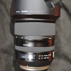 Tamron 24-70/2.8 SP Di VC USD G2 (Model A032) to Nikon 騰龍 24mm 70mm for 尼康...