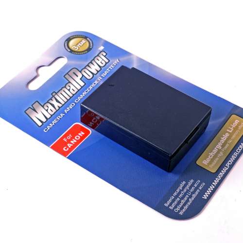 Maximal Power 1500mAh Li-ion LPE10 代用電器 Generic Battery for Canon LP-E10