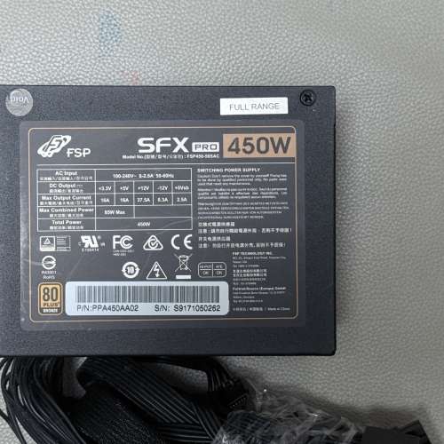 FSP SFX PRO 450W 80PLUS BRONZE SFX POWER SUPPLY