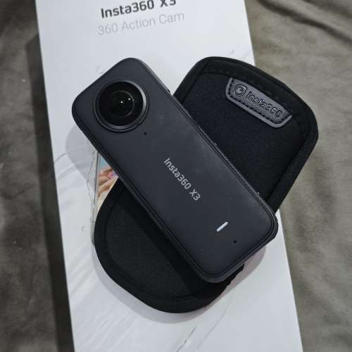 Insta360 X3 360 Action Cam 有盒冇單，配件整齊 95%new 冇暗病 1電 不包卡 鏡片完...
