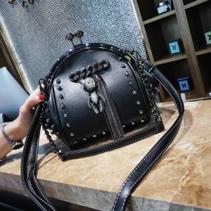 包包女韓版ins超火鏈條包卡通墜貝殼包新款百搭斜背包手提單肩包