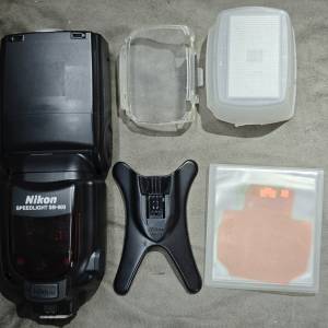 Nikon SB-900 尼康 閃燈 SB900 行貨有盒冇單有證 90%-95%new，送電試燈，配件整齊有...
