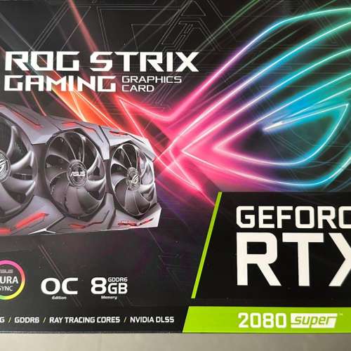 ASUS ROG-STRIX-RTX2080S-O8G-GAMING 顯示卡 (有盒)
