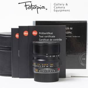 || Leica Summilux-M 50mm F1.4 ASPH - Black / 11891 with full packing ||