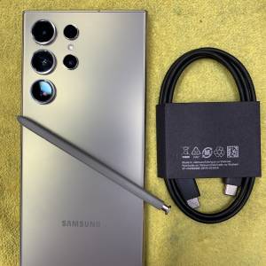 95%New Samsung s24 Ultra 5G 12+512GB 原色 香港行貨 有配件 自用首選超值