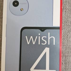 日版Sharp Wish 4 全新4/64gb可加記憶卡,可用香港5g