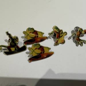 SUSE Linux Chameleon Mascot Gekoo Pin
