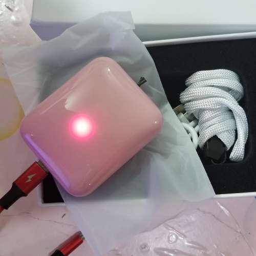 隨身掛頸式藍色燈負離子空氣清新機.防雾-霾小型負離子氧氣機全新 有盒有說明書