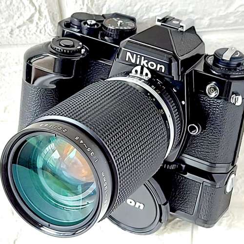 Nikon FE+MD-12 + 35/135mm f3.5 Micro Ais *新淨企理*