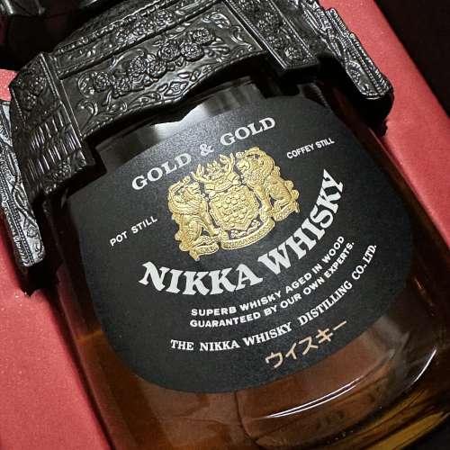 NIKKA WHISKY 750ml - 特別版 - 金屬頭 金屬身 威士忌