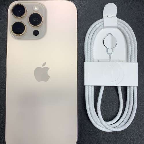 99%New iPhone 16 Pro Max 512GB 沙漠金色 Apple Care至2025-9-279電池效能95%香港...