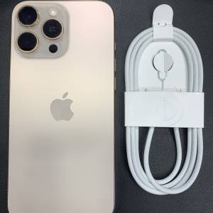 99%New iPhone 16 Pro Max 512GB 沙漠金色 Apple Care至2025-9-279電池效能95%香港...