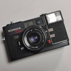 Konica C35 EF 38mm F2.8 有閃燈菲林相機