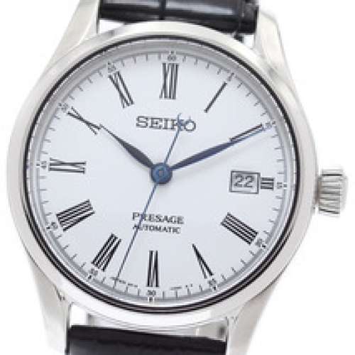 SEIKO精工 Pressage/SARX049-6R15,琺瑯面自勳曰曆手表,本身表帶連蝴蝶扣分加多一條...