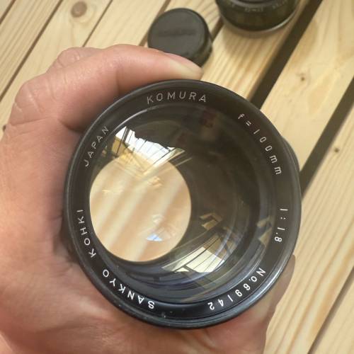 komura 100mm 1.8 連2x-3x telemore zoom極罕有