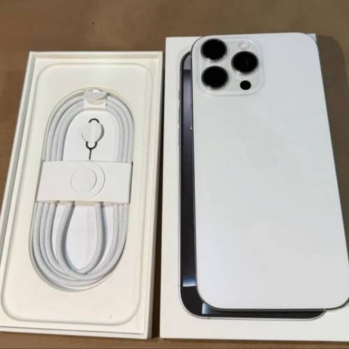 Iphone 16 pro max 256G 白色 電池100%有保養