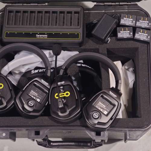 Saramonic WiTalk WT5D Full-Duplex Wireless Intercom Headset System