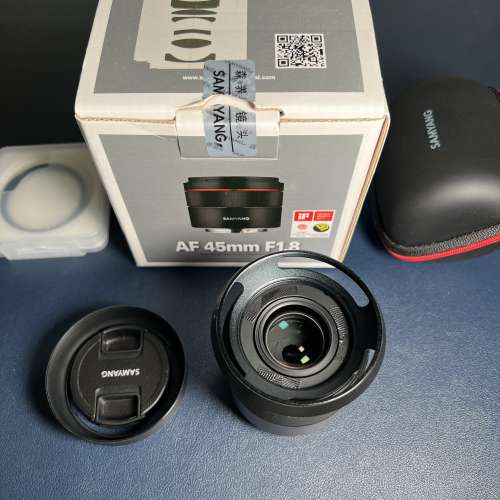 Samyang 三陽45mm F1.8  FE卡口 淨重162g 最新固件 sony a7 a7iii a7vi a7c A7c2 a...
