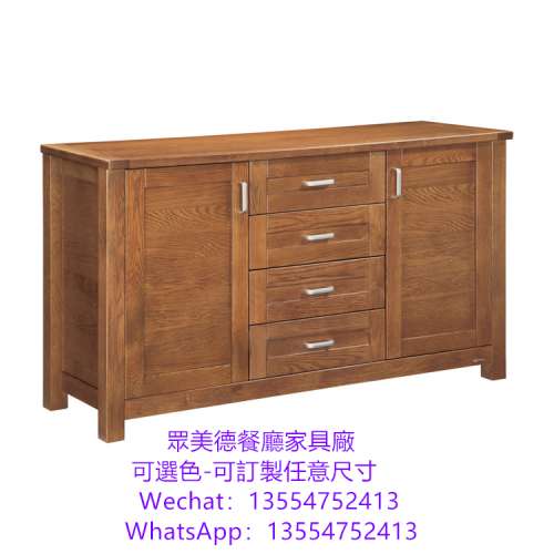 餐廳用備餐櫃，,港式餐廳防火板茶水櫃訂做工廠,木紋膠板碗碟櫃收納櫃訂製工廠