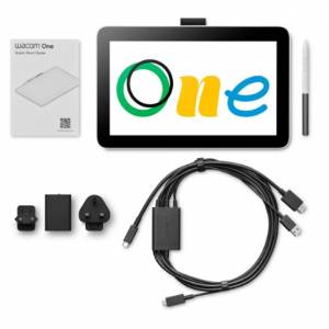 Wacom One 12 3-in-1 3-in-1 Cable 手寫液晶顯示器 DTC121W4D