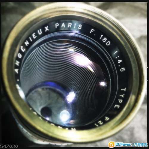 angenieux 180/4.5 PARIS  TYPE P21 爱展能 安琴 法國 銘鏡 ALPA for nikon