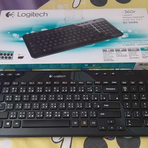Logitech K360r 無線鍵盤