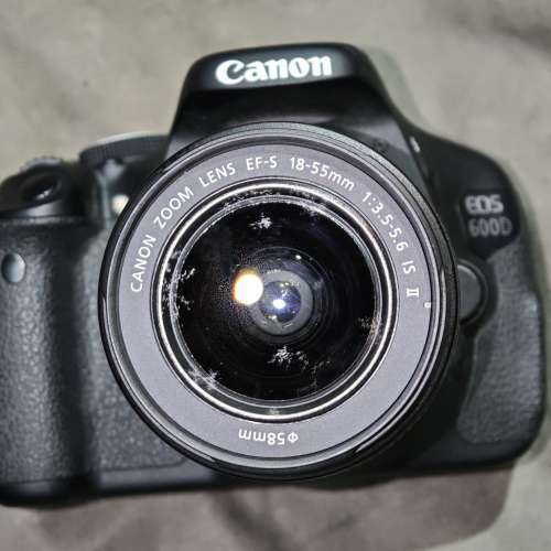 canon 600D  佳能 連 發霉鏡 18-55 IS 成像正常