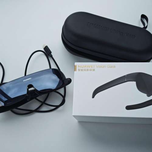 90%新 華為智能觀影眼鏡 Huawei Vision Glass for 手機/DP輸出裝置 AR眼鏡 投射手機...
