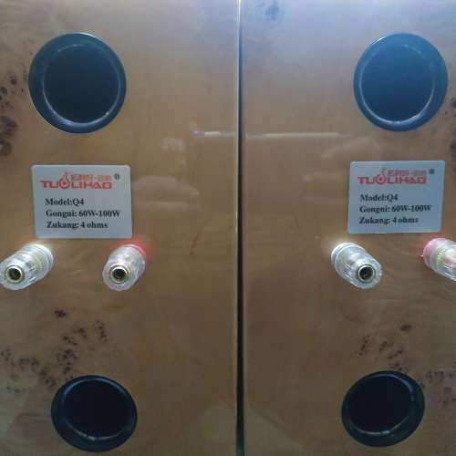 拓利好Q-4 4吋全頻書架喇叭1對(90%新100%全正常)