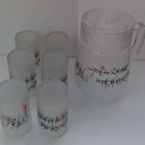 詩意玻璃水壺套裝