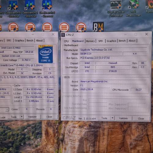 i5 4460 + Gigabyte B85M