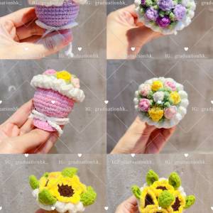 畢業公仔手拎花  同畢業公仔一齊加購，手拎花「加」$39。   只買手拎花$49.9@1。
