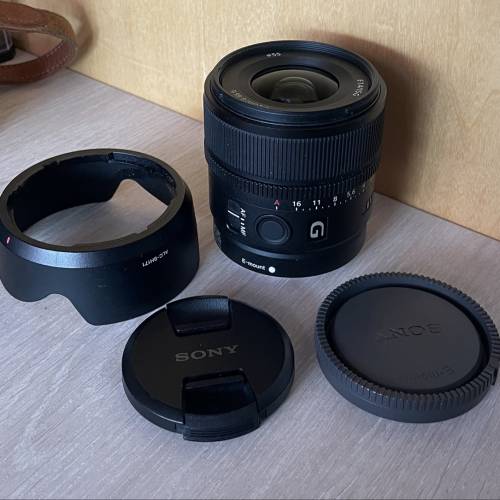 sony 15mm f1.4 G Master. E mount for apsc.