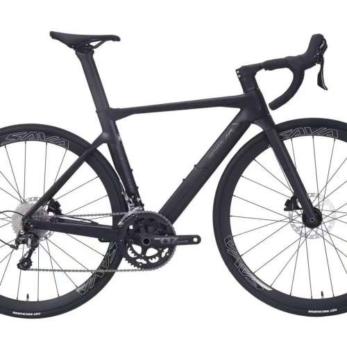 2025 SAVA A4 20速油剎桶軸碳纖維公路車 送水架前後蛙燈