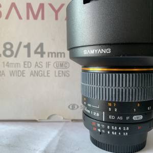 SAMYANG 14mm f/2.8 ED AS IF lens for Nikon