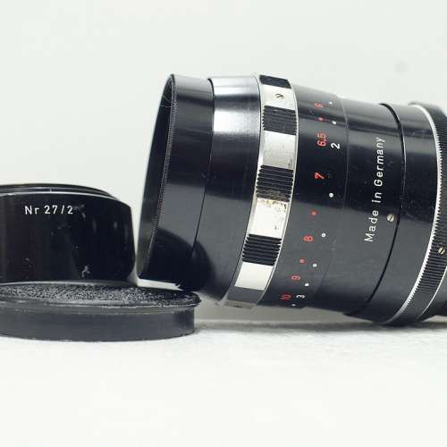 Schneider Tele Xenar 135mm f3.5, West Germany (黃銅重版, 非常新淨)