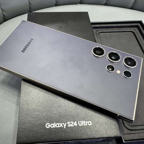 99%New Samsung S24 Ultra 5G 12+512GB 紫色 香港行貨 全套有盒有配件 自用超值