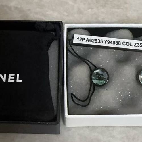 chanel 樹脂耳環